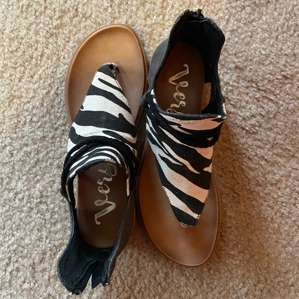 Zebra Sparta Sandals